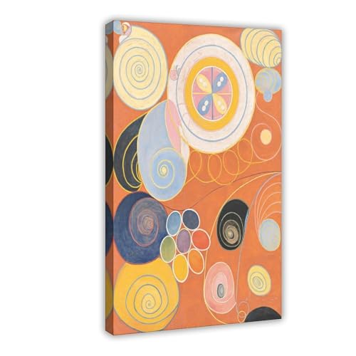 Poster Hilma Af Klint Group IV No. 3 pour illuminer un salon sombre toile suspendue