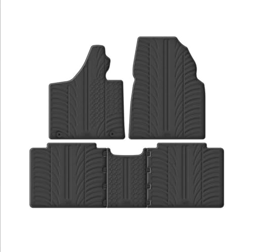 Gledring Juego de Alfombrillas de Goma compatibles con Leapmotor C10 (EV/REEV) 2024- (Perfil T, 5 Piezas)