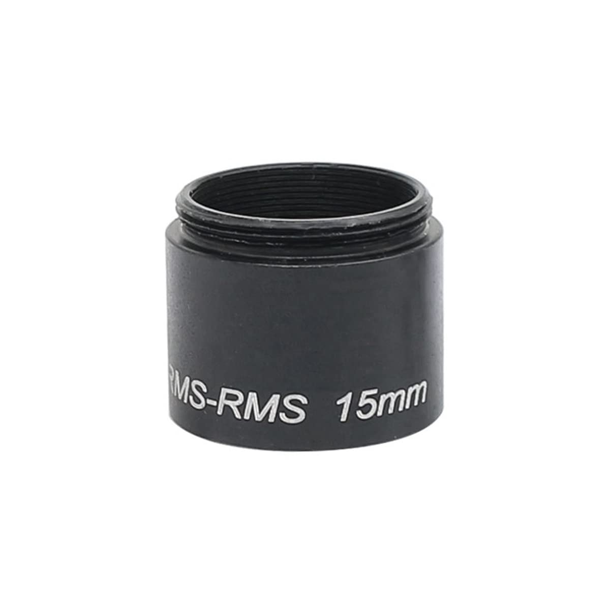 Microscope Microscope Objective Adapter Ring-Objective Parfocal Length Extension Ring Adapter Outer Inner RMS Thread Extenders 12mm 15mm 18mm 28mm(Total Length 19 mm)
