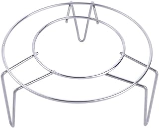Stainless Steel Trivet Rack,Steaming Rack Stand,Steamer Basket,Round Cooking Rack Stainless Steel Steamer Rack(M)