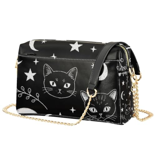 Sac à bandoulière gothique lune fini les sacs banals optez pour le cuir PU