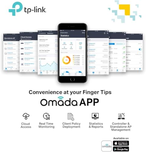 Image of TP-LINK (EAP225) AC1350 (867+450) Dual Band Wireless Ceiling Mount Access Point, POE, GB LAN, Cluster-able, Free Software