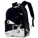 La mochila con bolsillos laterales en ambos lados es elegante y espaciosa, adecuada para todas las edades. Se puede usar para niños, niñas, hombres, mujeres, niños.