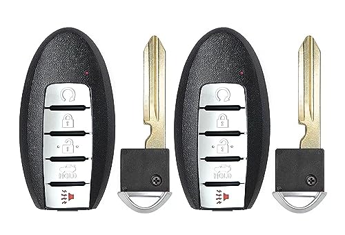 2X New Replacement Proximity Key Fob Remote Compatible with &