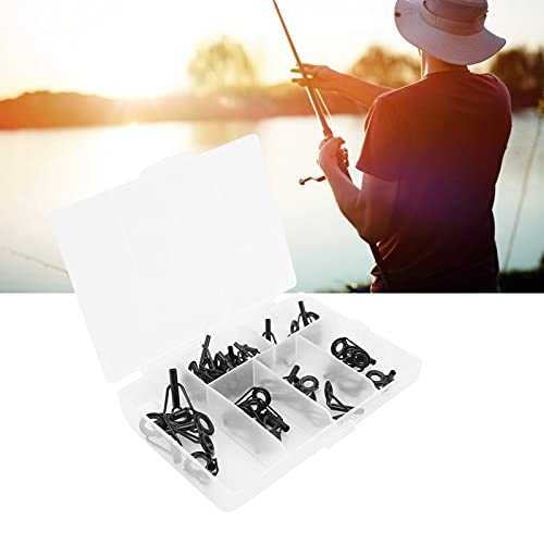 Foto von Dilwe Keramikringf¨¹hrung, 40pcs / Box Angelrutenspitzen-Reparatur-Set Edelstahl-Keramikringf¨¹hrungs-Rutenspitzen-Ersatz-KitOther Fishing Tools and AccessoriesAndere Angelwerkzeuge und Zubehör