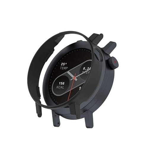 EC Support �݊��i CMF BY NOTHING Watch Pro 2 �X�}�[�g�E�H�b�` �P�[�X �J�o�[ �t���[�� �y�� �_�炩��TPU�f�� �S�ʕی� �����ߗ� �Ռ��z�� �ȒP���� (�u���b�N)