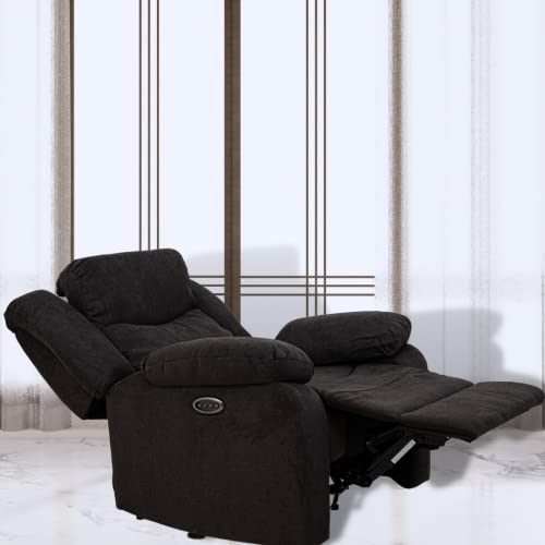 Recopilación de Reclinables - los más vendidos. 46 Avanti Sillón Reclinable Eléctrico Individual Repozacabezas De Posiciones Electrónico - Reposet Reclinable Confortable - Sofá para Sala De TV O Recámara - Fargo Color Godiva