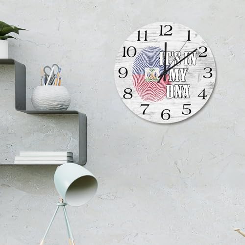 Horloge murale drapeau Haïti, le cadeau idéal pour vos proches - 3
