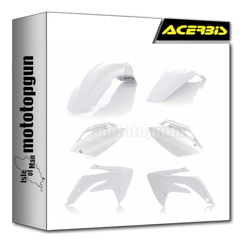 Cache carenage plastique blanc Acerbis 0010352.030 compatible Honda CRF 150 R Mototopgun