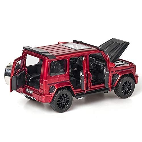 Image of 1:32 Scale BRABBUS 700 Toy Car|Metal Pullback Diecast Car for Kids with Openable Doors, Sound|Light Effects Toy for Car Enthusiasts|Color As Per Available