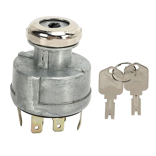Interruptor de Encendido del Motor, Reemplazo del Interruptor de Encendido con 2 Llaves, Interruptor de Arranque de Encendido, Apto para Hyster Caterpillar Clark Yale