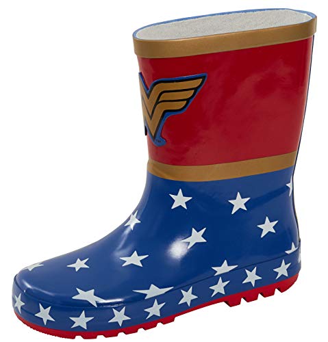 Bottes en caoutchouc Wonder Woman pour garder les pieds au sec sans glisser