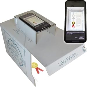 Scanner Bin – Phone Scanner Stand for Photo and Document scanning (Also Used as a Document Camera, Invented & Produced…