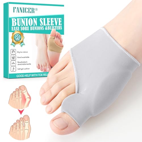 Nimisyra Orthèses Hallux Valgus, Chaussettes Valgus, Separateur Orteil Pour avec Silicone Coussinet, Convient pour Femmes Hommes, élastique et Doux Chaussettes...