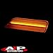 AJP Distributors Clear Amber LED Front Bumper Side Marker Lights Lamps Signal Compatible/Replacement For Mercedes-Benz CLS500 CLS550 CLS55 CLS63 AMG W219 C219 CLS-Class 2006 2007 2008 2009 2010 2011