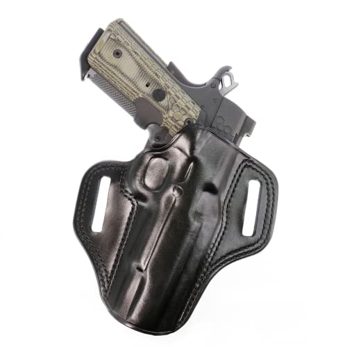 Galco Combat Master Belt Holster 5" 1911, Browning High Power BLK RH CM212B