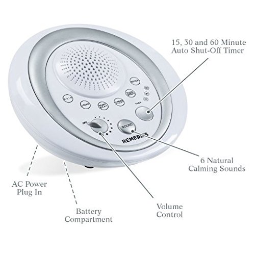 ReMEDies Sleeping Sound Machine - 6 Soothing Nature Sound