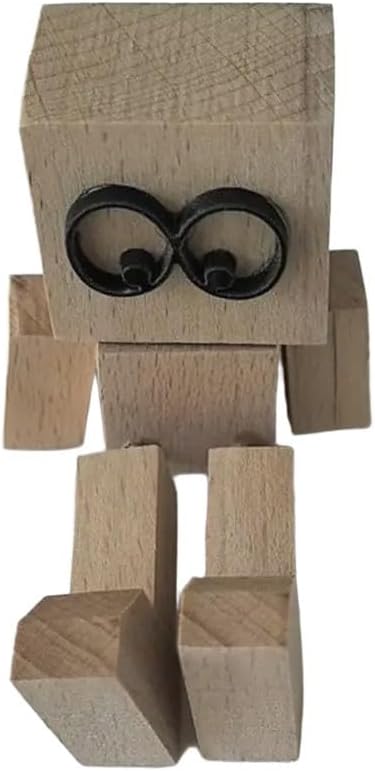 Wackelnder Holzmann Fürs Auto - Lustiger Dashboard Begleiter