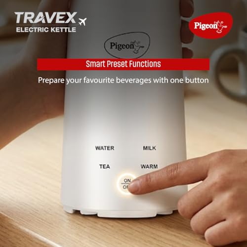 Image of Pigeon Travex Electric Kettle, 300ml, Compact & Portable, White