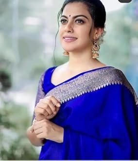 C J Enterprise Women's Pure Banarasi Style Kanjivaram Silk Saree With Blouse Piece For Wedding (Yatri)