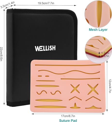 Wellish WH-FH0006 Suture Training Kit, Medical Suture Practice Kit thumb #1