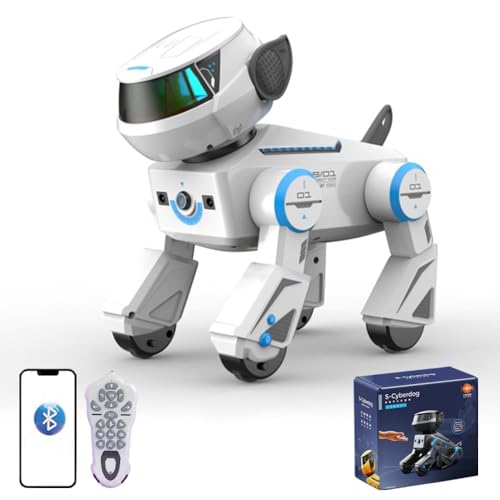 Teeggi Robot télécommandé pour chien de 3 à 12 ans, robot intelligent pour enfants de 3 à 12 ans, interaction chante, danse, chien robot intelligent,...