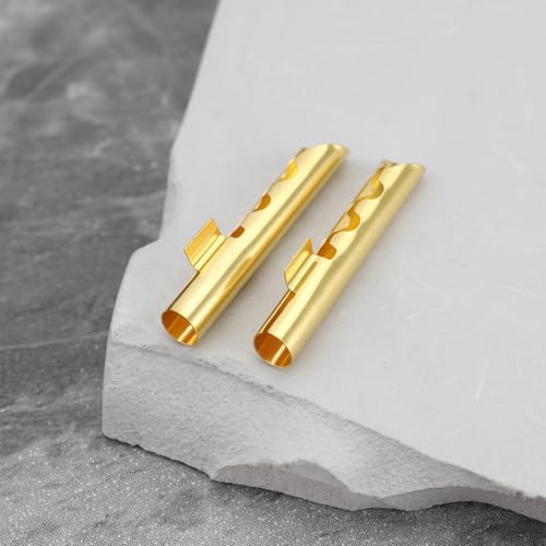 10 piezas conectores banana 4mm cobre chapado oro miniatura 6