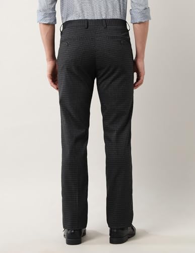 Image of Arrow Men's Mid Rise Slim Formal Trouser