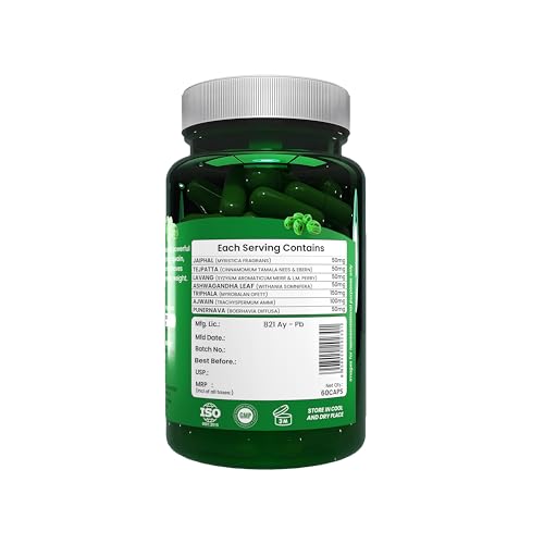 Image of Sheopals Curtail Fat Burner - 60 Veg Capsules (3 Packs) | Advanced Weight Support Management Supplement for Men & Women | With Ajwain, Ashwagandha, Lavang, Triphala & Herbal Extracts