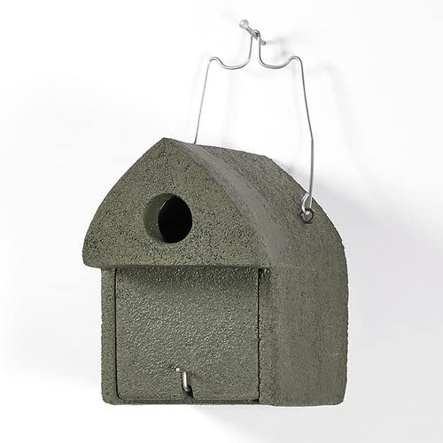 3er Nistkastenset der Frühling kann kommen aus Holzbeton -Fledermäuse, Feldsperling, Blaumeise, Sumpfmeise, Star, Gartenrotschwanz, Kohlmeise, Haussperling, Kleiber, Fledermäuse.