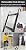 Telesladder Telesladders Multi-Purpose Extendable Ladder Telesladder Telescoping Ladder for Rv/Rooftop Tent/Attic, 5M/4M/3M/2M Aluminum Extension Telesladders with Detachable/5.5M/