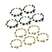 Produktbild IPOTCH 10 Stück Lorbeerkranz Stirnband Braut Hochzeit Kopfschmuck, Gold, Grün
