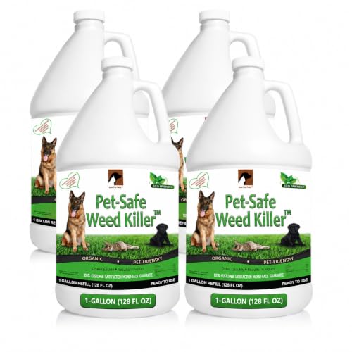 Just For Pets Pet Safe Weed Killer - Case of 4 Gallon Refills
