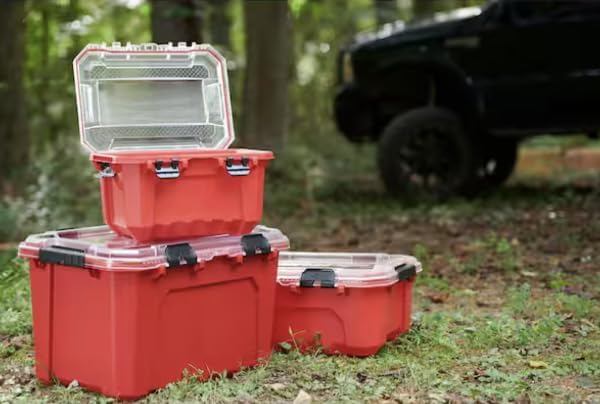 5-Gallon Heavy-Duty Waterproof Stackable Plastic Storage Container CP84479