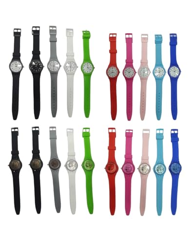 Montre bleu ciel pour détenu unisexe avec fond transparent conforme pénitentiaire - 4
