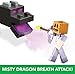 Mattel Minecraft Ender Dragon Action Figures Set with Lights, Sounds & Mist, Includes Steve & Enderman Figures in 3.25-inch Scale, 15 Anniversary Collectible