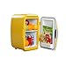 AMZOPDGS Mini Frigorifero da 16 Litri per Auto e casa a Doppio Scopo Piccolo Frigorifero Scrivania da Campeggio Piccolo Frigorifero Frigorifero elettronico per Auto Mini frigorife
