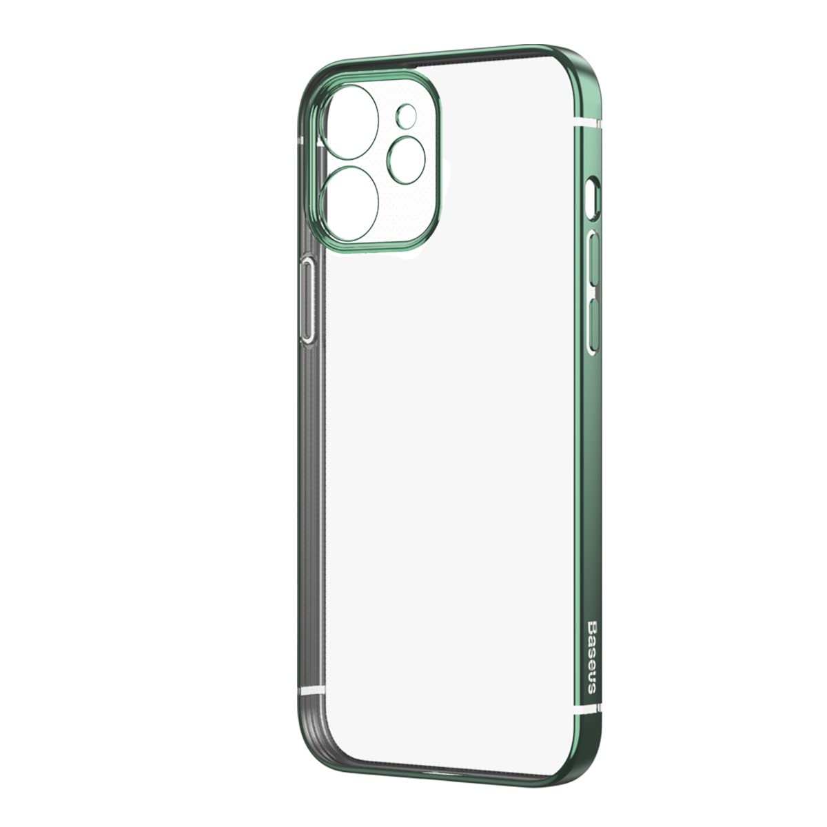 Baseus Shining Case Cover (Anti-Fall) Flexible Gel Case with Shiny Metallic Frame (iPhone 12, Silver) (B09PF27NSD) Amazon Price History, Amazon Price Tracker
