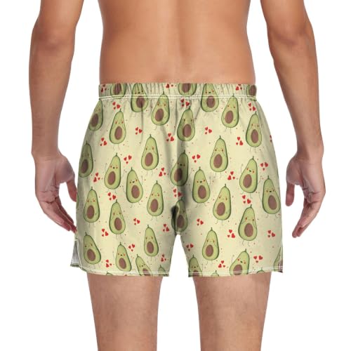 Image of Men's Boxer Shorts Cotton Loose Underwear with Button Fly