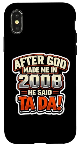 After God Made Me In 2008 He Said Tada �����Y�a�����p�[�e�B�[ �X�}�z�P�[�X iPhone X/XS �p