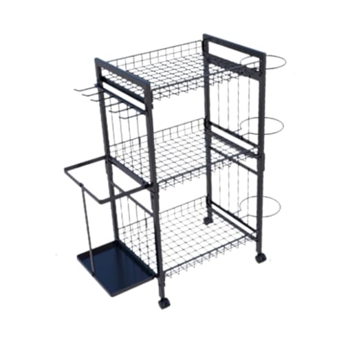 FytStycale Mat Storage Rack Fitness Weight Rack Corner Shelf Dumbbell Rack Home Gym Storage Organizer for Kettlebells Basketball