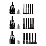 KIARUO M6 M8 M10 Metric Self-Locking Rivet Nut Gun Head, Use for Model LM07 Pneumatic Rivet Nut Gun