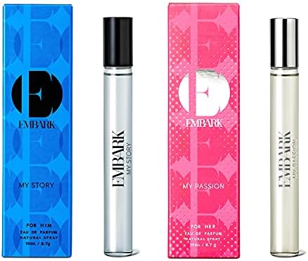 My Story for him EDP 10ml + My Passion for her EDP 10ml (pack of 2) Travel Pocket size perfume