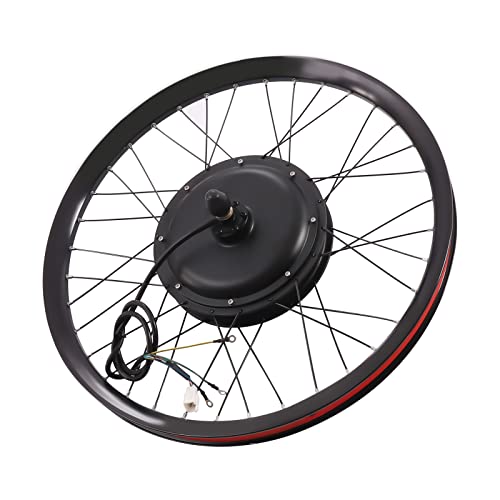 WpozJURf Electric Bicycle Conversion Kit 26 72V 2000W E Bike Wheel Hub Motor LCD Display