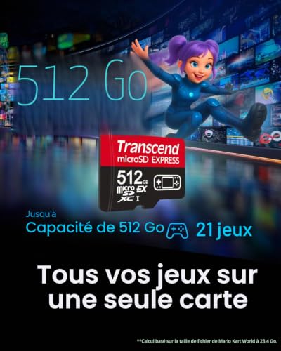 Carte microSD Transcend USD710S UHS I V30 U3 900MB/ - vue 7