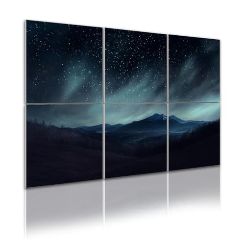 Paneles acústicos decorativos Kanworse 6 piezas 72x48 pulgadas para absorción de sonido miniatura 1