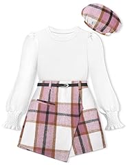 White and Pink Plaid