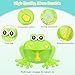 Light Up Baby Bath Bubble Toys,Tub Big Frog Automatic Bubble Maker Blower with 24 Music Baby Fun Shower Toys , for Boys, Girls