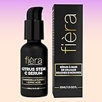 Fièra Vitamin C Serum with Hyaluronic Acid & Citrus Stem Cells - Anti-Aging Brightening, Firming, Hydrating Serum for Mature Skin, Reduces Dark Spots, Fine Lines & Boosts Radiance - 1 FL. OZ. / 30 ML - Image 2
