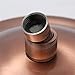 Round Vintage Retro Bathroom Rain Shower Head 8 inch Antique Red Copper Hose Top Shower Sprayer Bathroom Tools,As Shows